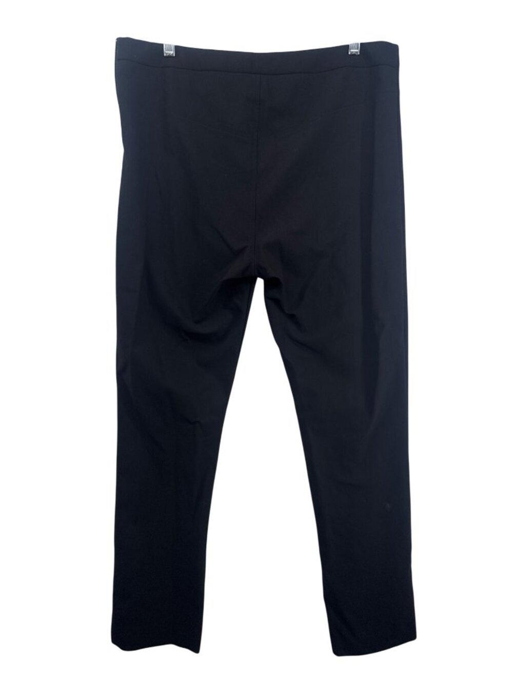 MM Lafleur Women Pant Sz 16 Black Side-Zip CottonBlend Modern City Urban Stretch - Picture 4 of 10